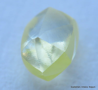 Intense Fancy Yellow flawless - clean natural diamond out from diamond mine