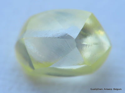 Intense Fancy Yellow flawless - clean natural diamond out from diamond mine