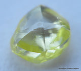 Beautiful diamond intense fancy yellow rare natural diamond mackle