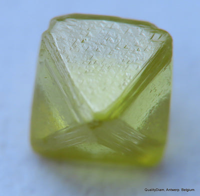 Beautiful diamond intense fancy yellow rare natural diamond mackle