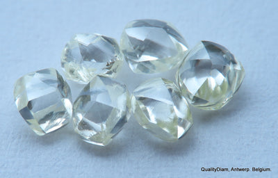 1.21 carats rough diamonds out diamond mines, natural diamonds, genuine diamonds