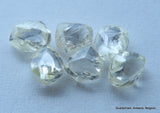 1.86 carats rough diamonds out diamond mines, natural diamonds, genuine diamonds