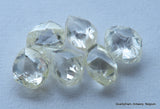 1.86 carats rough diamonds out diamond mines, natural diamonds, genuine diamonds