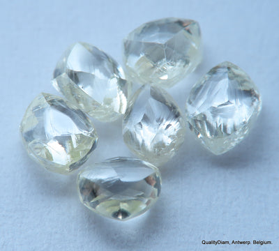 1.86 carats rough diamonds out diamond mines, natural diamonds, genuine diamonds