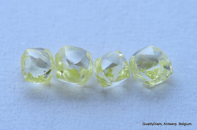 Fancy yellow uncut diamonds out diamond mines, natural diamonds real diamonds