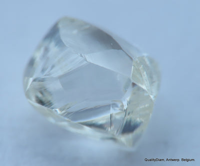 H Flawless natural diamond uncut raw rough diamond 0.37 carat precious gemstone