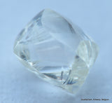 H Flawless natural diamond uncut raw rough diamond 0.37 carat precious gemstone