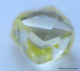 Intense Fancy Yellow flawless - clean natural diamond out from diamond mine