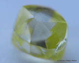 Intense Fancy Yellow flawless - clean natural diamond out from diamond mine