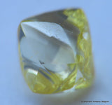 Intense Fancy Yellow flawless - clean natural diamond out from diamond mine