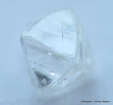 Flawless, top end gemstone full white natural diamond out from a diamond mine