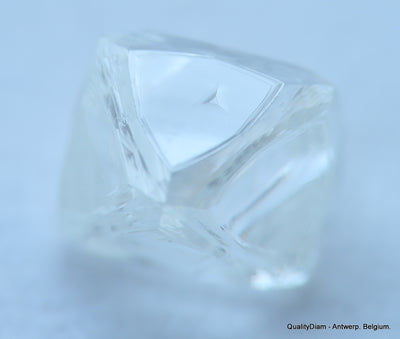 Flawless, top end gemstone full white natural diamond out from a diamond mine