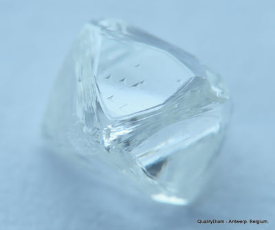 D VVS1 beautiful diamond out from a diamond mine. High quality natural diamond