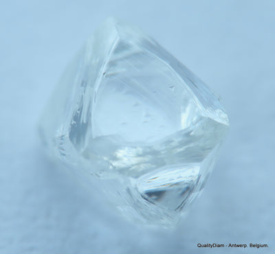 D VVS1 beautiful diamond out from a diamond mine. High quality natural diamond