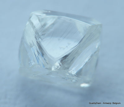 D VVS1 beautiful diamond out from a diamond mine. High quality natural diamond