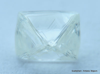 G Flawless Clean White 0.87 Carat Rough Diamond Natural, Genuine Diamond Uncut