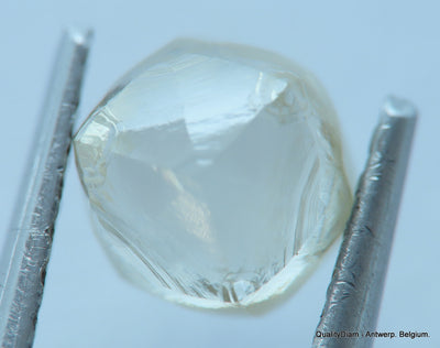 1.03 CARAT NATURAL DIAMOND WITH RARE CHARACTERS ON SURFACE, OUT FROM A DIAMOND