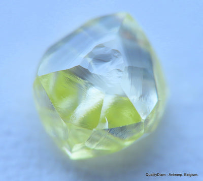 Beautiful diamond intense fancy yellow rare natural diamond mackle