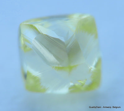 Beautiful diamond intense fancy yellow rare natural diamond mackle