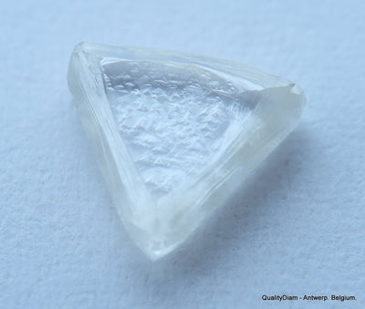 1.19 CARAT F VS1 BEAUTIFUL TRIANGLE SHAPE NATURAL DIAMOND UNCUT DIAMOND GEMSTONE